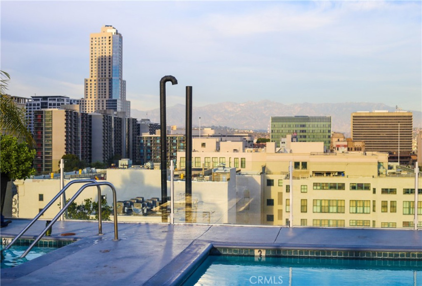 Rooftop Pool and Spa View.