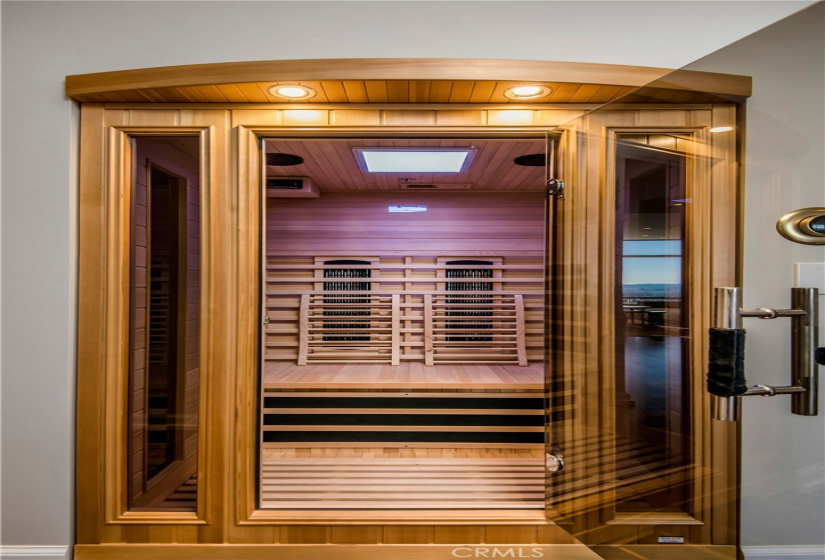 YOUR OWN Built-In RED INFRARED Dry Sauna inside the Unit