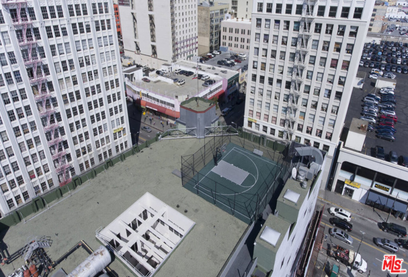 Rooftop Basketball Court