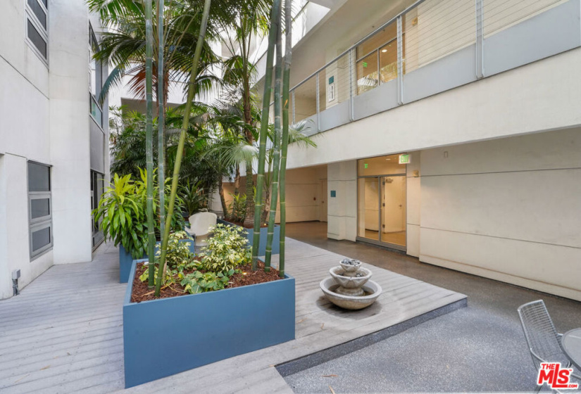Tranquil Courtyard on the Same Floor